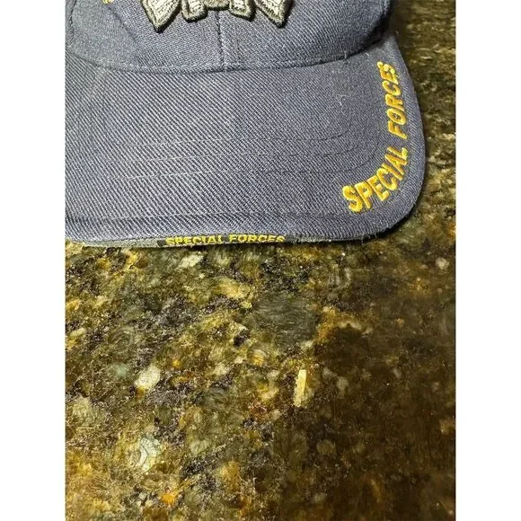 Rapid Dominance Special Forces Men's Blue Cap Adjustable Embroidered Hat - Picture 3 of 8